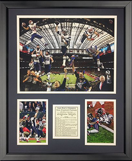 Legends Never Die NFL Framed 2016 Super Bowl Champions Team Photo Collage, 11" x 14" Legends Never Die NFL Framed 2016 Super Bowl Champions Team Photo Collage, 11" x 14"