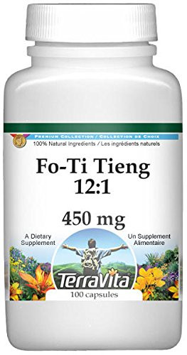 TerraVita Fo-Ti Tieng 12:1-450 mg (100 Capsules, ZIN: 520182)
