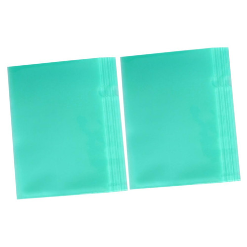 Ciieeo 60 pcs one Folder Green Folder Stationery File Folder L Type Folder Plastic File folders Plastic folders a4 Transparent Folder Document Expanding Wallet foldgers Thicken File Set
