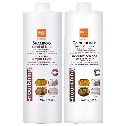 Ever Ego Semi De Lino Shampoo 33.8oz + Conditioner 33.8oz