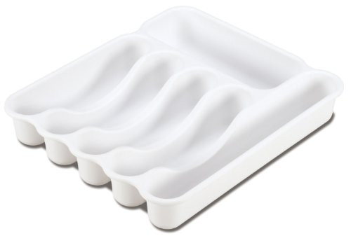 Sterilite 6 Compartment Cutlery Tray 15"L x 13"W x 2 5/8"H