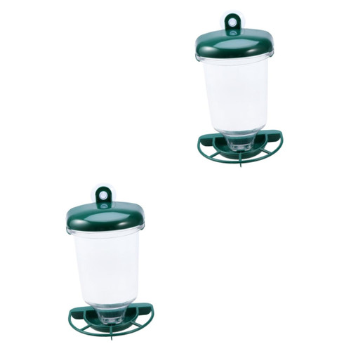 GANAZONO 4 PCS Plastic Bird Feeder Hanging Feeder in Window Bird Feeder Bird feeders for Outside Parrot Feeder Bird Feeder for Window Suction Cup Tray Bird Feeder Tubular Birds