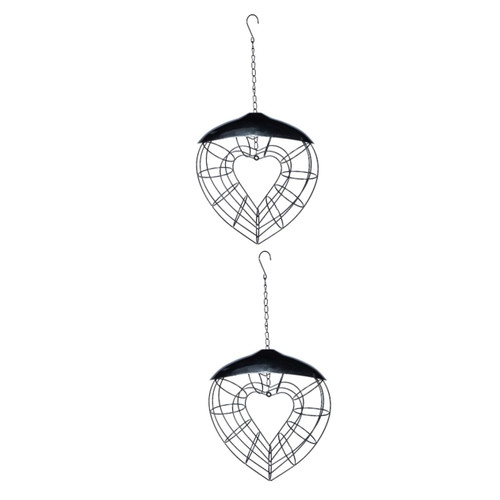 GANAZONO 2pcs Hanging Bird Feeding Bird Bath Tray Outdoor Bird Feeders Platform Wild Bird Feeder Hummingbird Feeders Outside Bird Feeders Bird Feeder Hanging Finch Feeder Iron Camera Food