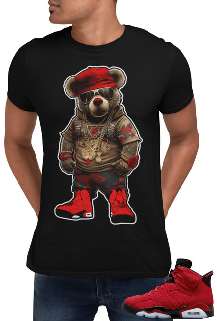 Shirt to Match Jordan 6 Toro Bravo Men's Graphic Tee, Urban Streetwear Clothing