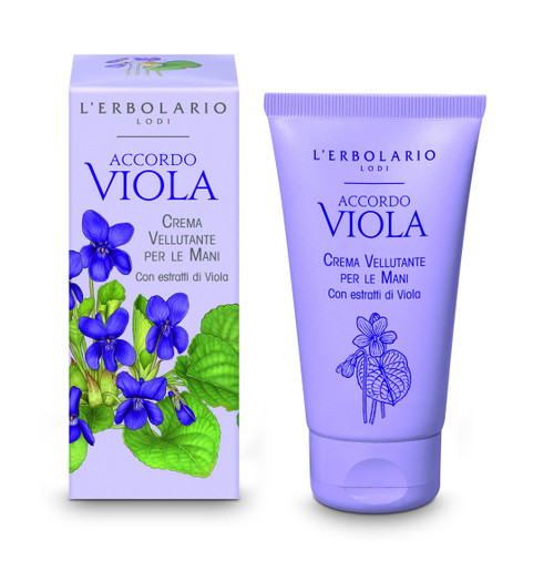 L'ERBOLARIO Crema Vellutante per le mani ACCORDO VIOLA 75ml profumata protettiva