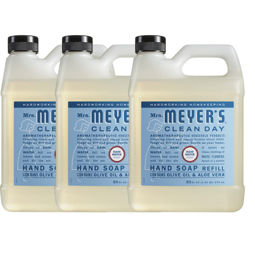 MRS. MEYER'S CLEAN DAY Mrs. Meyer's Clean Day Liquid Hand Soap Refill, 33 Ounce