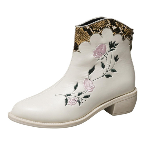FAMOORE Boots For Women F Tall Women'S Cowboy Boots Cowboy Boots for Women Chunky Block Heel Mid Calf Boots Pointed Toe Pull-on Embroidery Western Knight Knee High Boots leather boots for men Women' FAMOORE Boots For Women F Tall Women'S Cowboy Boots Cowboy Boots for Women Chunky Block Heel Mid Calf Boots Pointed Toe Pull-on Embroidery Western Knight Knee High Boots leather boots for men Women'