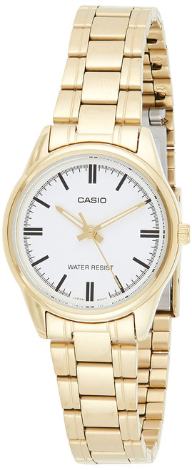 EAW-LTP-V005G-7AUDF Casio Women's LTP-V005G-7A Gold Stainless Steel Analog Watch