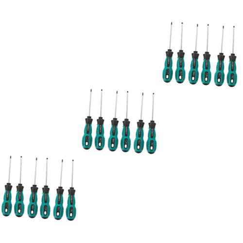 DOITOOL 18 Pcs Multifunctional Screwdriver Repair Accessory Portable Screwdriver Drill Screwdriver Bit Tools Screwdriver Mini Screwdriver Ratchet Maintenance Supplies Chrome Vanadium Steel