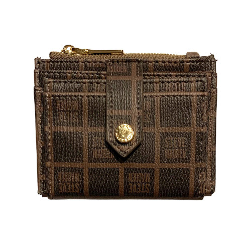 Steve Madden Hayden Wallet, One Size, Logo Chocolate
