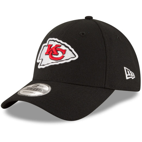 New Era NFL The League 9FORTY Adjustable Hat Cap One Size Fits All (Kansas City Chiefs Black) New Era NFL The League 9FORTY Adjustable Hat Cap One Size Fits All (Kansas City Chiefs Black)