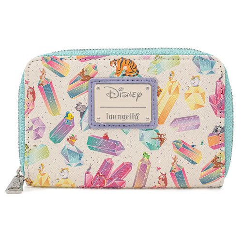 Loungefly Disney Crystal Sidekicks Zip Around Wallet Loungefly Disney Crystal Sidekicks Zip Around Wallet