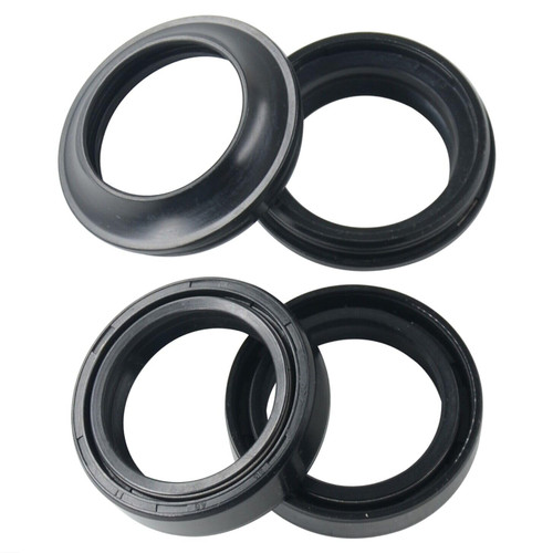 FICHAS US Fork Dust Oil Seals Kit for Kawasaki ER-5 GPZ500 Ninja 250R EX500 EX250 EX300
