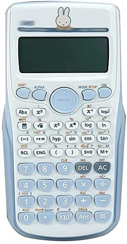 HXR Calculators Calculator Practical Function Calculator Science Multi-Function Calculator Suitable for Students Sensitive Button Office Supplies Calculators (Color : Blue)