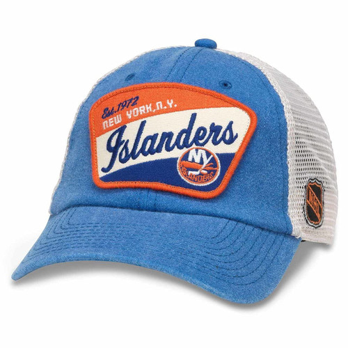 AMERICAN NEEDLE Ravenswood NHL Team Mesh Hat, New York Islanders, Ivory/Royal (43422A-NYI) AMERICAN NEEDLE Ravenswood NHL Team Mesh Hat, New York Islanders, Ivory/Royal (43422A-NYI)