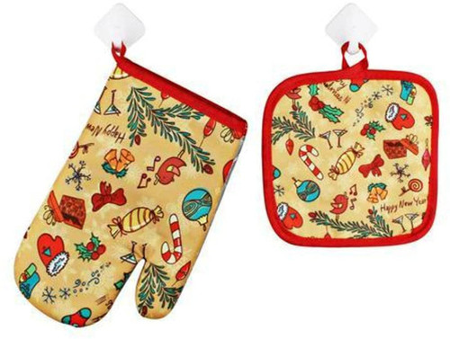 Oven Gloves Potholders Oven Mitts and Potholders BBQ Gloves Oven Gloves and Pot Holders Set Non-Slip Cooking Gloves for Cooking Baking Grilling BBQ Oven Mitts Kitchen Baking Cooking (Color : 04)