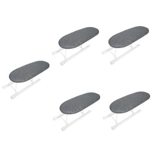 Veemoon 5pcs Ironing Table Small Padded Tabletop Ironing Pad Folding Tool Clothing Ironing Tool Iron Board Stand Table for Ironing Clothes Travel Fabric Ironing Board Protective Cover