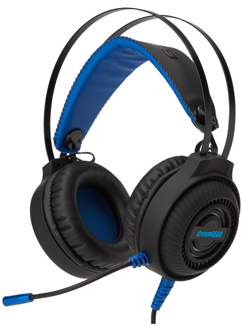 DreamGEAR GRX-500 Wired Headset for Playstation 5: High Performance Mic, 50mm Drivers, RGB Color, Xbox XS/Switch/PS4