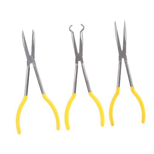 OSALADI 11 45 Needle Nose Pliers Nose Pliers Tool Needle Pliers Tool Wire Cutter Pliers Flat Nose Plier Handy Wire Cutters Jewelry Pliers Tool Cable Wire T Tool Steel Precision Bend Tsui