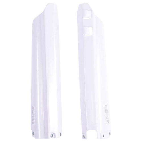 Acerbis Lower Fork Cover Set White for Yamaha YZ125 1996-2004