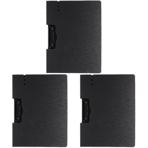 NUOBESTY 3pcs Folder Folder File Folder tabs Writing Board Plastic clipboard Foldable clipboard Plastic File Clip File Holder Clip Board clipboard Folder Nurse Manager Horizontal Section pp