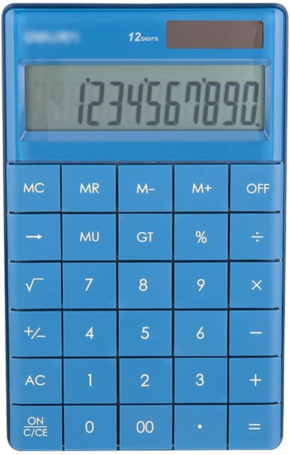 HXR Calculators Calculator Practical Standard Function Electronic Calculator 12 Digit Large Display Portable Calculator Office Calculator Sensitive Button Calculators