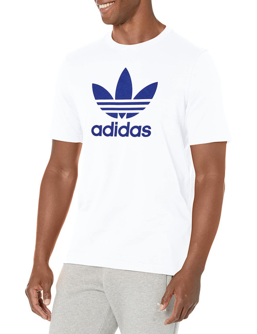 adidas Originals Men's Adicolor Classics Trefoil T-Shirt, Semi Lucid Blue, Medium adidas Originals Men's Adicolor Classics Trefoil T-Shirt, Semi Lucid Blue, Medium