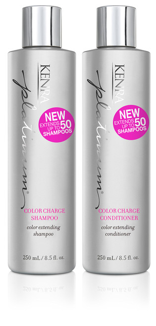 Kenra Platinum Color Charge Shampoo/Conditioner | Color Extending | All Hair Types | 8.5 fl. Oz (Set) Kenra Platinum Color Charge Shampoo/Conditioner | Color Extending | All Hair Types | 8.5 fl. Oz (Set)