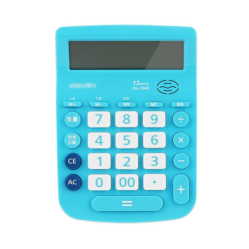 Desk Calculator,Standard Calculator,calculators Multifunction Voice Calculator 12 Digit Large LCD Display Calculator for Student Financial Accounting Desktop Calculator 7.2in Calculator Gift