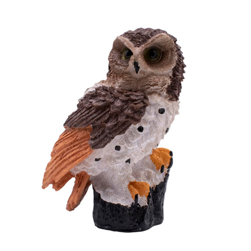 DOITOOL Solar Powered Garden Lamp Landscape Lamp Garden Solar Statue Solar Lamp Garden Solar Lights Decorative Lantern Owl Sculpture Lanterns Solar Powered Solar Light Lamp Led Hanging E27