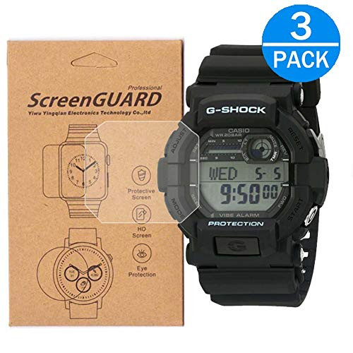 [3-Pack] for Casio GD-350/GD350 Screen Protector,Full Coverage HD Clear Anti-Bubble and Anti-Scratch for GD-350/GD350/GD350-8 /GD-350-8 /GD350-1B/GD-350-1B