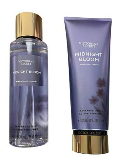Victoria's Secret Midnight Bloom Fragrance Mist and Body Lotion Gift Set (Midnight Bloom)