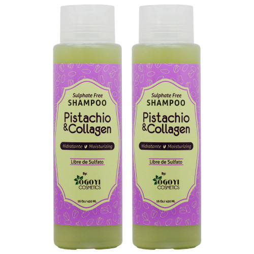Pistachio & Collagen Shampoo 16oz"Pack of 2"