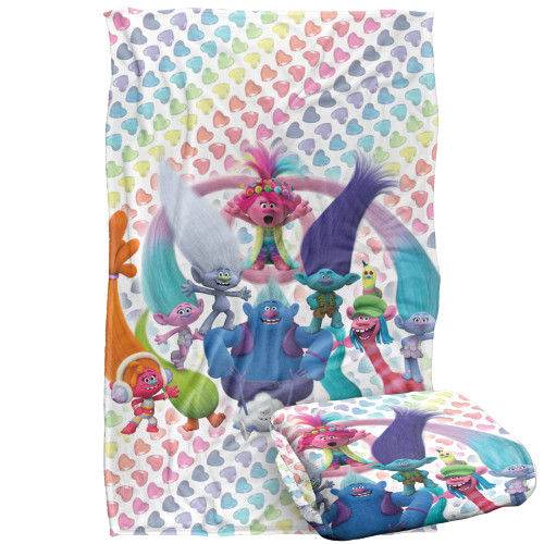 Trolls Blanket, 36"x58", Troll Group Silky Touch Super Soft Throw