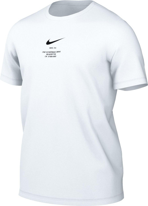 Nike Men's Big Swoosh T-Shirt (US, Alpha, 3X-Large, Regular, Regular, White)