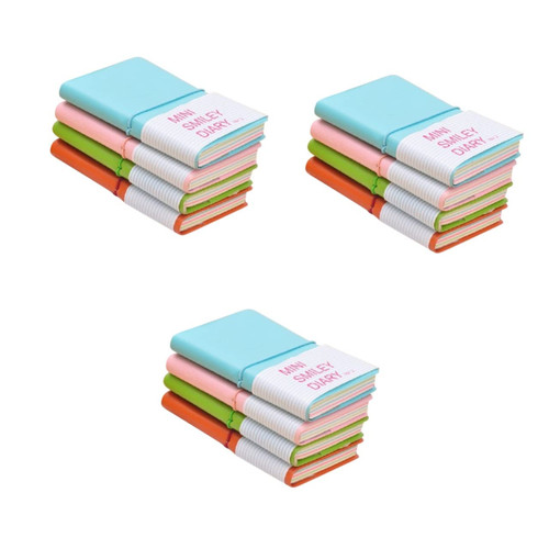 NUOBESTY 12 Pcs Notbook Travel Notepad Cuadernos Diary Notepad Journal Notepad Journal Sketchbook Portable Notepad Practical Note Pads Memo Pad Office Stationery Student Notebook Mini