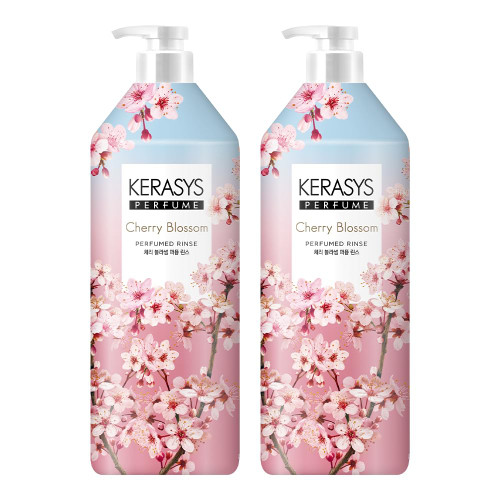 Kerasys CHERRY BLOSSOM Perfumed 33.8 fl oz / 1L (Conditioner, 2-Pack)