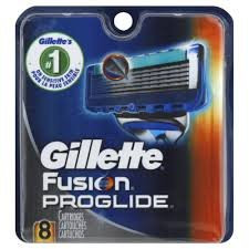 Gillette Fusion ProGlide razor blades refills, pkg of 8