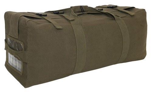 Rothco GI Type Enhanced Canvas Duffle Bag, Olive Drab