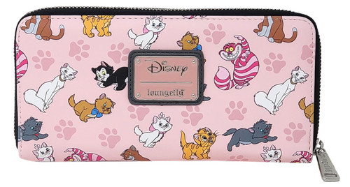 Loungefly Disney Cats Wallet Zip Around Clutch Faux Leather Loungefly Disney Cats Wallet Zip Around Clutch Faux Leather