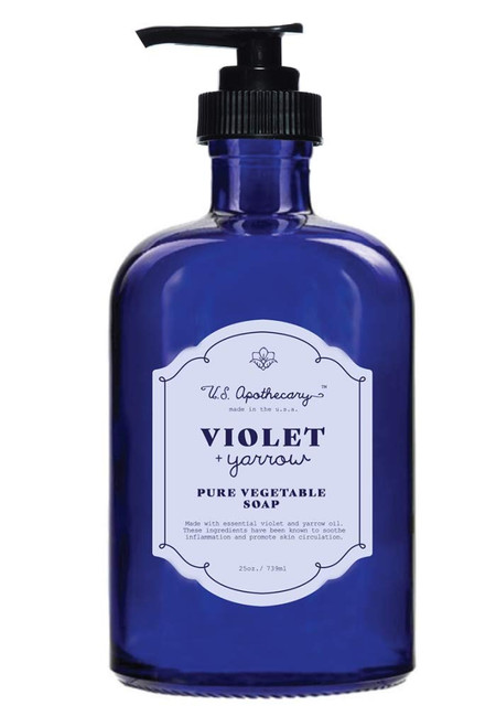 U.S. Apothecary Violet & Yarrow Hand and Body Soap