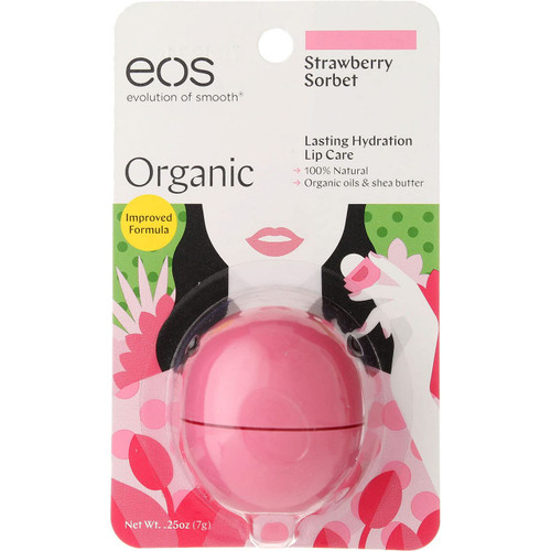eos Smooth Lip Balm Sphere, Strawberry Sorbet 0.25 oz (Pack of 10) eos Smooth Lip Balm Sphere, Strawberry Sorbet 0.25 oz (Pack of 10)