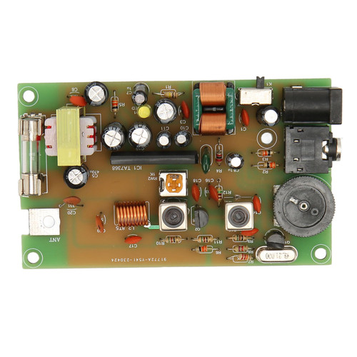 Short Wave Low Power AM Radio Transmitter Board, Sound Amplification SW Radio Amplifier Kit for DIY Campus Broadcast with 21MHZ Crystal Frequency Stabilization