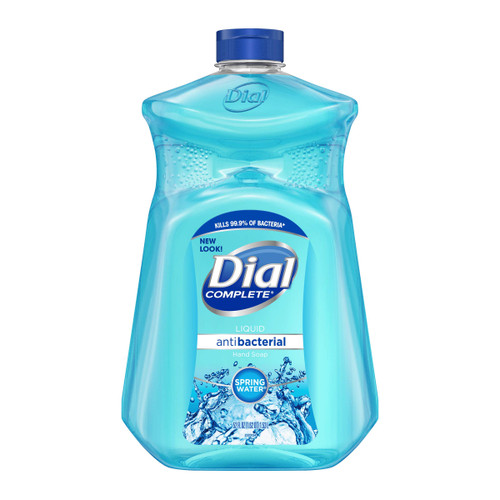 Dial Antibacterial Liquid Hand Soap Refill, Spring Water, 52 Fluid Ounces (Pack of 6)