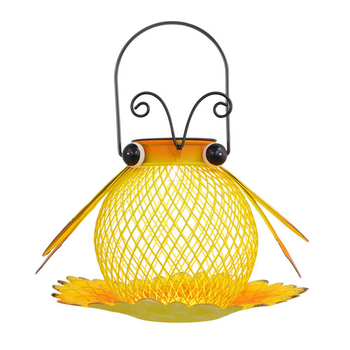 MARMERDO Solar Bird Feeder Solar Wild Bird Feeder Metal Bird Feeder Solar Hummingbird Feeder Window Bird