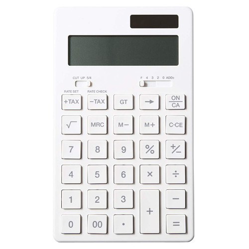 Muji 37355538 Calculator, 12 Digits (KK-1154MS)