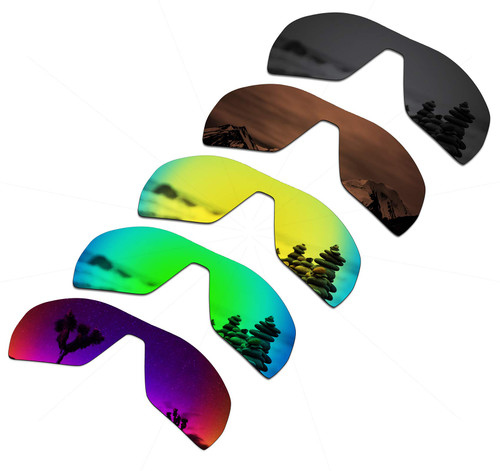 SmartVLT Set of 5 Men's Replacement Lenses for Oakley Offshoot OO9190 Sunglass Combo Pack S03