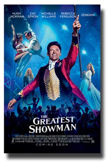 The Greatest Showman Poster Movie Promo 11 x 17 inches Smile Hugh Jackman Zac Efron Michelle Williams Rebecca Ferguson Zendaya