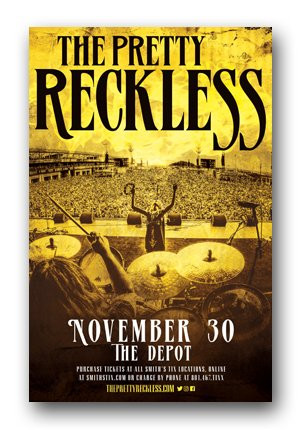 The Pretty Reckless Poster - 2017 "Who You Selling For" Tour 11 x 17