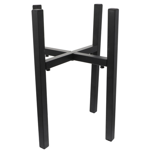 Happyyami 1 Set Cross Jardiniere Iron Plant Stands Metal Stand Metal Planter Stand Plant Rack Flower Pot Stand Garden Plant Stand Planter Display Racks Plant Pot Stand Shelf Indoor